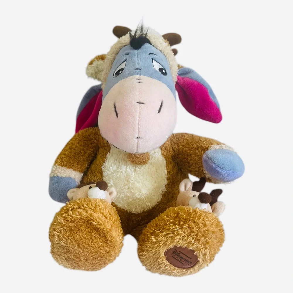 Winnie the Pooh EEYORE Reindeer Sleeper Pajamas Plush Disney Store Exclusive 13